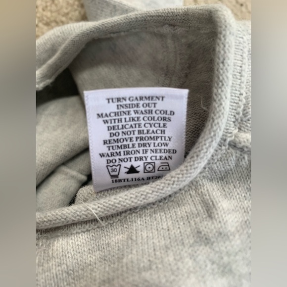 Hope & Henry 0-3 Months Raglan Sweater Romper from Organic Cotton - Picture 7 of 7